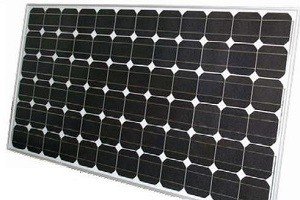 Солнечная батарея с монокристаллами