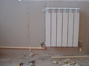 Фото радиатора с однотрубной системой отопления