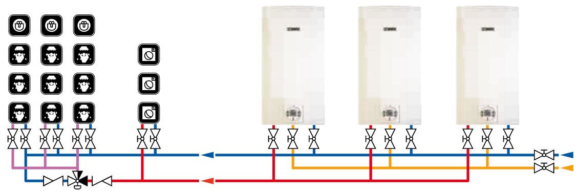 Подключаем два нагревателя. Подключение водонагревателей параллельно. Как подключить 2 водонагревателя параллельно схема. Схема подключения 2х электрических бойлеров. Параллельное подключение водонагревателей схема.