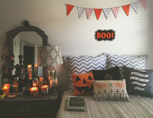 спальня на хэллоуин