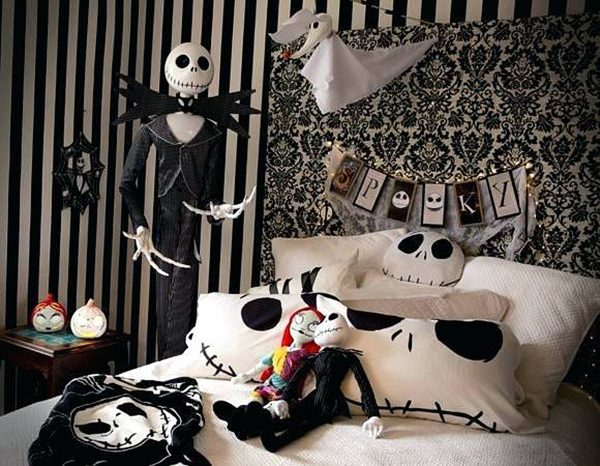 спальня на хэллоуин