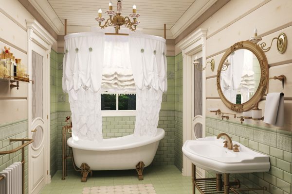 Ванная комната в стиле прованс
